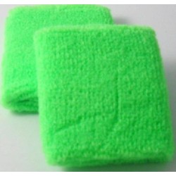 Neon Green Sweatband / Armband For Rave Party Festival