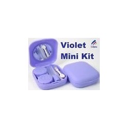 Violet Mini Contact Lenses Storage Lens Travel Kit 