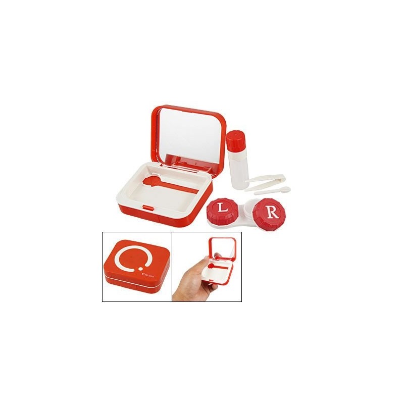 Kit de viaje para lentes de contacto Smart Red Design