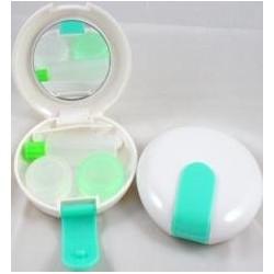 Round White Contact Lens...