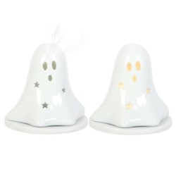 Ceramic Ghost Tealight and...