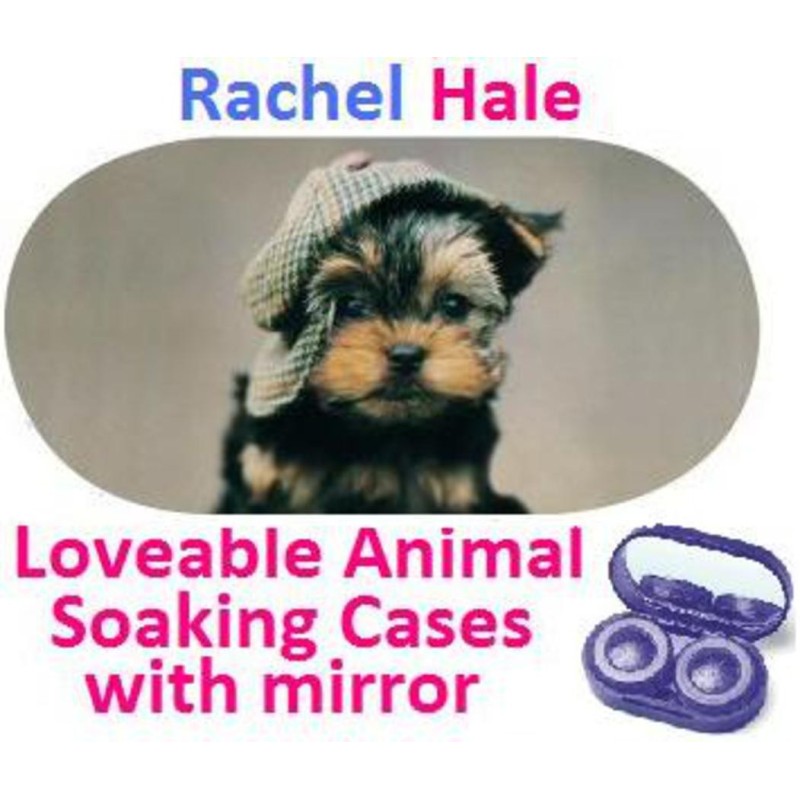 Puppy In a Hat Rachel Hale Contact Lens Soaking Case