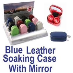 Blue Leather Contact Lens...