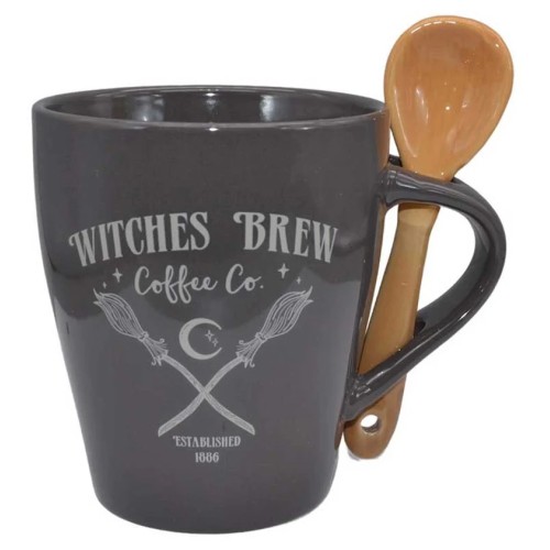 Witches Brew Coffee Co. Tassen- und Löffel-Set
