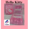Kit de voyage pour lentilles de contact rose Hello Kitty avec miroir