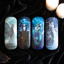 Midnight Messenger Glasses Case by Anne Stokes