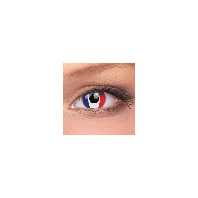 ColourVue French Flag Crazy Contact Lenses