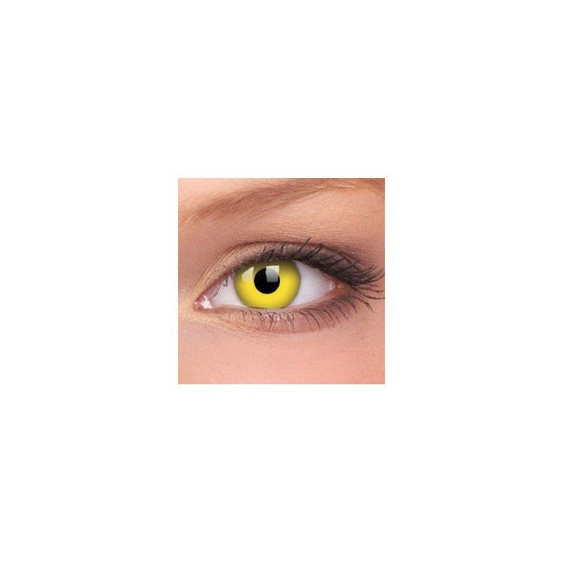 ColourVue Yellow Crazy Contact Lenses