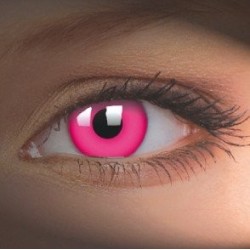 ColourVue Pink UV Glow Crazy Contact Lenses