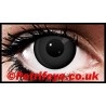 Black Out Block Coloured Contact Lenses