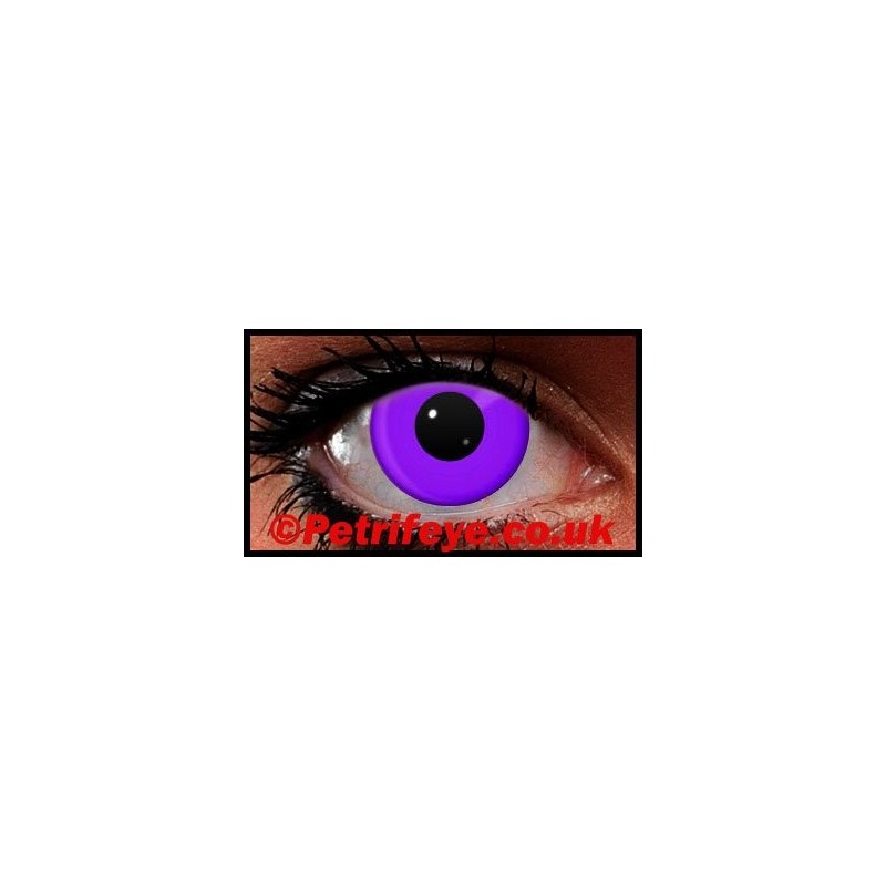 Purple Neon UV Reactive Coloured Contact Lenses