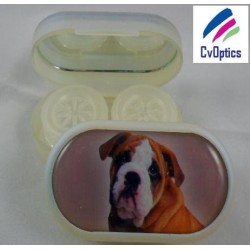 Einweichbehälter für Kontaktlinsen von Bull Dog Furry Friends