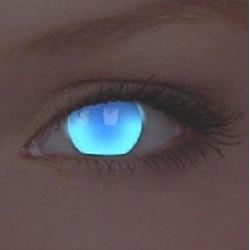 ColourVue Electric Blue UV Glow Crazy Kontaktlinsen