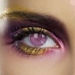 Edit's Colour Vision Range Pink Mesh Contact Lenses