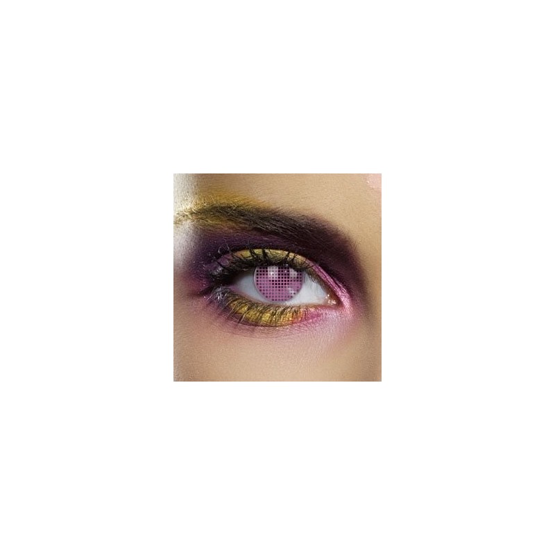 Edit's Colour Vision Range Pink Mesh Contact Lenses