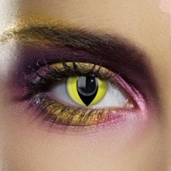 Edit's Colour Vision Range Yellow Cat Contact Lenses