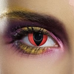 Edit's Crazy Range Red Cat Eye Contact Lenses