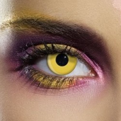 Edit's Crazy Range Yellow Contact Lenses