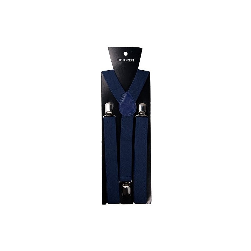 Unisex-Mode-Hosenträger, einfarbig, Marineblau, 25 mm