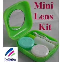 Grünes Reiseset zur Aufbewahrung von Mini-Kontaktlinsen