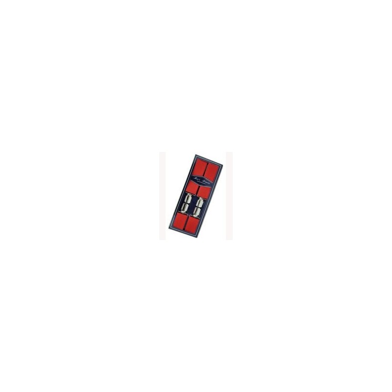 Strapazierfähige, modische Hosenträger für Herren in Rot, 35 mm