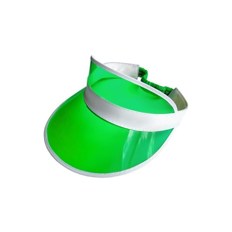 Mazziere di poker verde / Cappello con visiera parasole