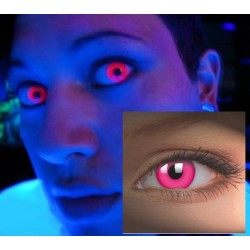 ColourVue Pink UV Glow Crazy Contact Lenses