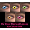 Lentilles de contact ColourVue Roses UV Glow Crazy