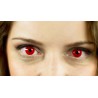 1 Day Use Bloody Red Crazy Coloured Contact Lenses
