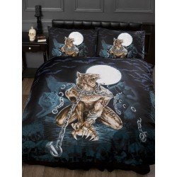 Single Size Alchemy Loups Garou Design Gothic Duvet Cover & Matching Pillowcases