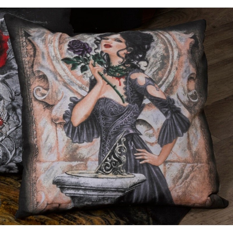 Alchemy Story Of The Rose Gothic Filled Cushion