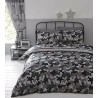 Double Size Camouflage Army Print Design Reversible Slogan Duvet Cover & Matching Pillowcase