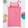 Single Size 3D Pink Flamingo Reversible Design Duvet Cover & Matching Pillowcase