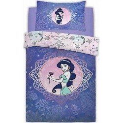 Single Size Aladdin Princess Jasmine Mandala Design Duvet Cover & Matching Pillowcase