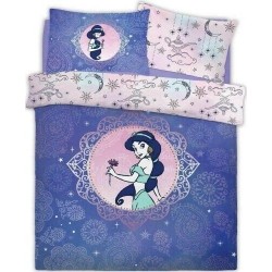 Double Size Aladdin Princess Jasmine Mandala Design Duvet Cover & Matching Pillowcases
