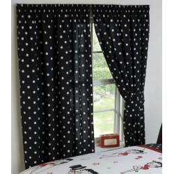66\" x 72\" Official Betty Boop Picture Superstar Design Curtains & Matching Tie Backs