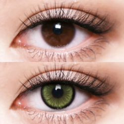 FreshLady Dawn Green Coloured Contact Lenses Yearly