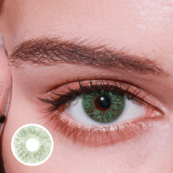 FreshLady Rococo Joy Pastel Green Coloured Contact Lenses Yearly