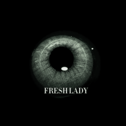 FreshLady Topazio Blue Coloured Contact Lenses Yearly