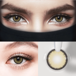 Braune farbige Kontaktlinsen von FreshLady Dawn für das Jahr