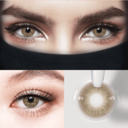 FreshLady Love Story PEA Brown Coloured Contact Lenses Yearly