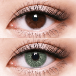 FreshLady Love Story Endorphin Green Coloured Contact Lenses Yearly