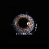 Dreifarbige, lilafarbene Kontaktlinsen von FreshLady für das Jahr