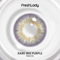 Lentilles de contact colorées violettes FreshLady Rare Iris annuelles