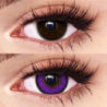 Farbige Kontaktlinsen FreshLady Mystery Lila für das Jahr