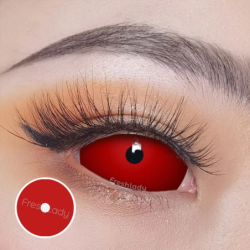 Freshlady Red Sclera Full Eye Contact Lenses 22mm (Yearly)