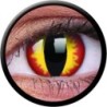 ColourVUE Lenti a contatto colorate Dragon Eyes rosse gialle per Halloween da 1 giorno