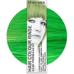 Tinte para el cabello verde...