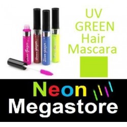 New Stargazer Colour Streak Hair Mascara - UV Neon Green